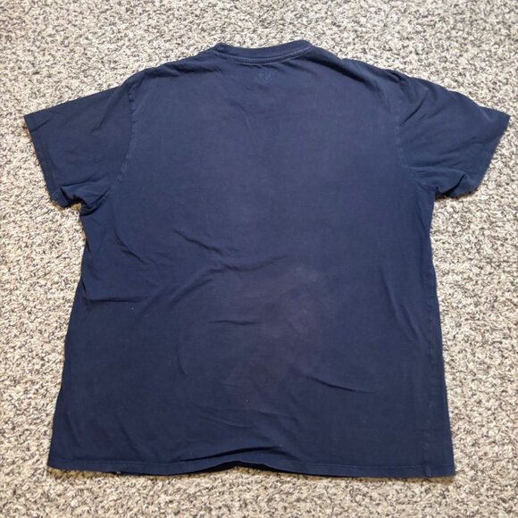 New York Yankees Navy Blue T-Shirt 47 Brand Logo Kids Large 100% Cotton Short Sl - Picture 2 of 5